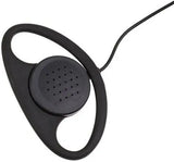 D-piece headset for referees with ergonomic design and clear sound quality for effective communication