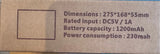Portable live mixer UK specifications including dimensions and battery capacity
