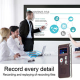 Rechargeable 8GB Digital Audio/Sound/Voice Recorder MP3 Player + Microphone