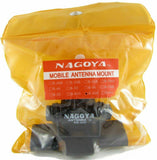 Rugby Radios UK NAGOYA £9.8 UK Stock - NAGOYA B-400 MOBILE ANTENNA MOUNT Highlights: 1. No holes / drilling required 2. Rubber mounting pad protects mounting surface 3. Four set-screws insure mount strength for larger antennas 4. 2-axis adjustable Features: 1. All of our items are New 2. heavy duty trunk lid/ hatchback mount. 3. Strong universal mobile mount 4. 2-axis adjustment gives flexibility in mounting location, i.e. trunk lid, hatchback, vertical door, etc. 5. Recommended for large VHF/UHF and medium
