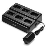 Six-Way Charger for Baofeng 888S T99Plus H777 - 6 Batteries /Radios same time