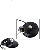 MAGNETIC MOUNT WITH COAX & PL259   PL fitting mag mount CB Ham Amateur Radio