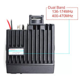 UK Baojie BJ-218 DC 18V 25W Mobile Radio VHF UHF 136-174 400-470MHz Ham