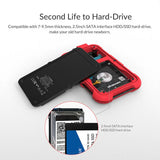 ORICO waterproof hard drive enclosure designed for 2.5-inch SATA HDD SSD with rugged protection