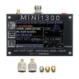 Mini1300 4.3" LCD 0.1-1300MHz HF/VHF/UHF ANT SWR Antenna Analyzer Meter Tester