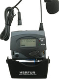 Compatible Sennheiser/Shure G1-G4 UHF wireless bodypack + case 606-613Mhz CH38