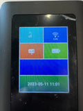 5G mobile Wi-Fi device UK with touchscreen displaying connection status and battery level