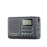 T-6621 digital radio receiver by Shenzhen Yasu Technology in black with LCD display and control buttons