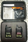 Baofeng BF-T1 carrying case UK holding two walkie talkies and accessories for easy transport and protection