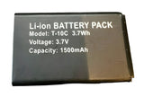 Baofeng BF-T1 replacement battery with 1500mAh capacity for reliable walkie talkie performance