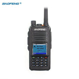 Baofeng DM-1702 DMR radio with a clear display, keypad, and sleek design for reliable communication