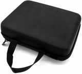 Durable black carrying case for PMR 446 two way radios UK with zip and handle for easy transport