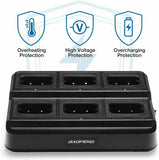 BAOFENG six-way charger for Baofeng T99 Plus with overheating and overcharging protection features