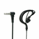 Baofeng UV-3R headset replacement black earpiece with 3.5mm plug for radio communication