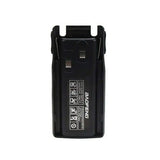 Baofeng UV-82 battery replacement black power pack with safety instructions label
