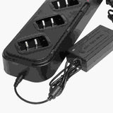 Baofeng UV-82 dual band radio charger with multiple docking stations for simultaneous charging