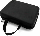 Durable black carrying case for Baofeng UV-82 dual band two-way radio with zip closure and handle