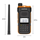 Baofeng UV10 two-way radio UK with antenna, featuring clear display and compact design for reliable communication
