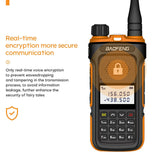 Baofeng UV10 two-way radio UK with real-time voice encryption for secure communication