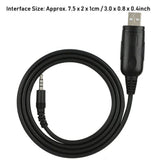 Baofeng UV3R programming cable USB to 3.5mm jack for walkie talkies and PMR446 radios