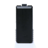 Black Baofeng UV5R extended battery case replacement for radio communication devices