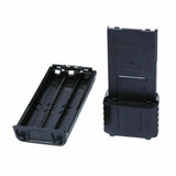 Unbranded Baofeng UV5R extended battery case black replacement battery holder for radio communication