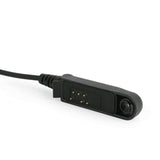 Baofeng UV9R air tube headset connector plug accessory in black for radio communication