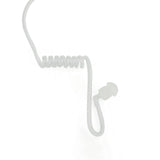 Baofeng UV9R air tube headset clear earpiece with coiled acoustic tube for radio communication