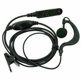 Black Baofeng UV9r earpiece headset with microphone and clip for radio communication