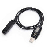 Baofeng UV9R programming cable USB connector with black cable for radio communication devices