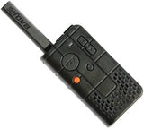 Baojie BJ-03x2 walkie talkie black handheld two-way radio with antenna and control buttons
