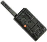 Baojie BJ-03x2 walkie talkie black handheld two-way radio with antenna and control buttons