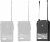 BOYA RX8 Pro dual channel receiver in black with antennas for wireless audio transmission