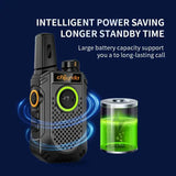CHIERDA TC18 UHF portable radio with intelligent power saving for extended standby time and long-lasting calls