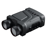 Digital night vision binoculars with a sleek design and multiple control buttons for enhanced visibility in low light