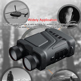 Digital night vision binoculars with large lenses for outdoor observation and wildlife spotting