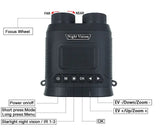 User-friendly digital night vision monocular with focus wheel and menu buttons for easy operation