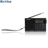 Kchibo D6110 airband digital receiver black portable radio with antenna and keypad