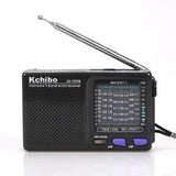 Kchibo KK-909B portable shortwave radio UK with telescopic antenna and multi-band receiver