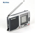 KCHIBO KK-9803 shortwave radio portable AM FM radio with telescopic antenna and tuning dial