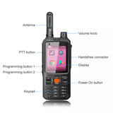 Mytera V968S two way radio with display, keypad, and antenna for effective communication