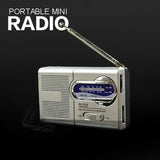 Indin portable AM FM radio with retractable antenna and digital tuning features