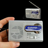 Indin Portable AM FM Radio with Slim Design and Easy-to-Use Controls for On-the-Go Listening