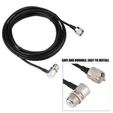 QYT KT-8900D amateur radio antenna extension cable with metal connectors durable and easy to install