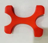 Red rubber bumper for 2.5 inch hard drive to provide protection and shock absorption
