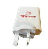 Unbranded 5 port USB charger 48watt QC3.0 with UK plug for fast device charging