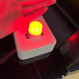 USB LED mini night light with a warm glow, ideal for soft lighting in bedrooms or corridors