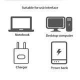 USB LED mini night light suitable for laptop, desktop, charger and power bank use