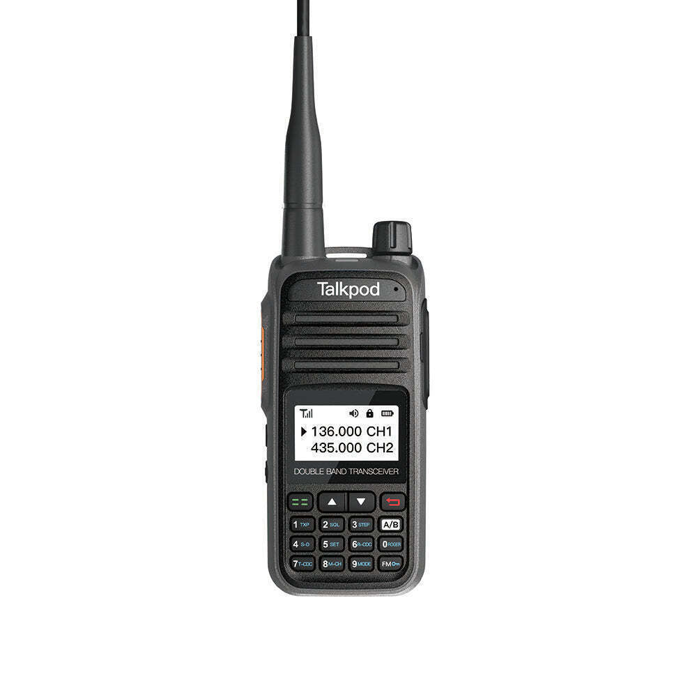 Talkpod A36Plus Two-Way Radio 512 Channel, 5W, 7-Band Receive inc Airband/Marine Band