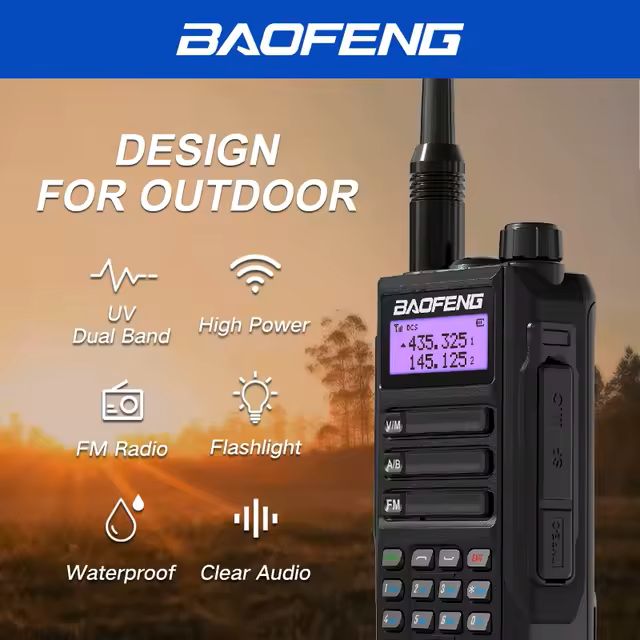 BAOFENG UV-16 Pro Black Walkie Talkie - BLACK FRIDAY OFFER - WAS £43.90